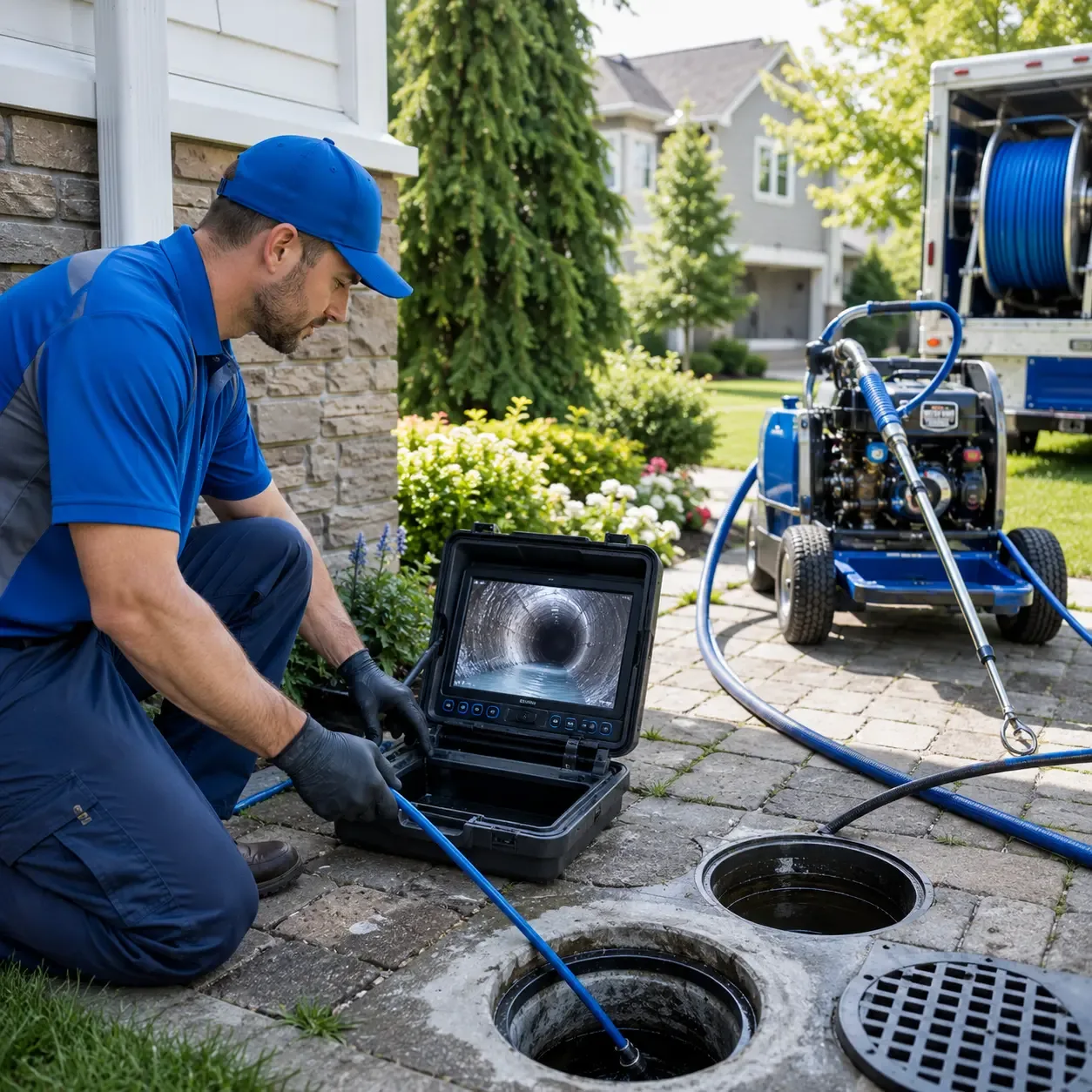 Outdoor drain cleaning professionals serving Pittsburg, KS
